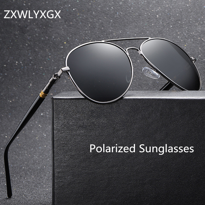 Sunglasses Aviator Polarized - 선글라스 남자 편광 된 패션 클래식