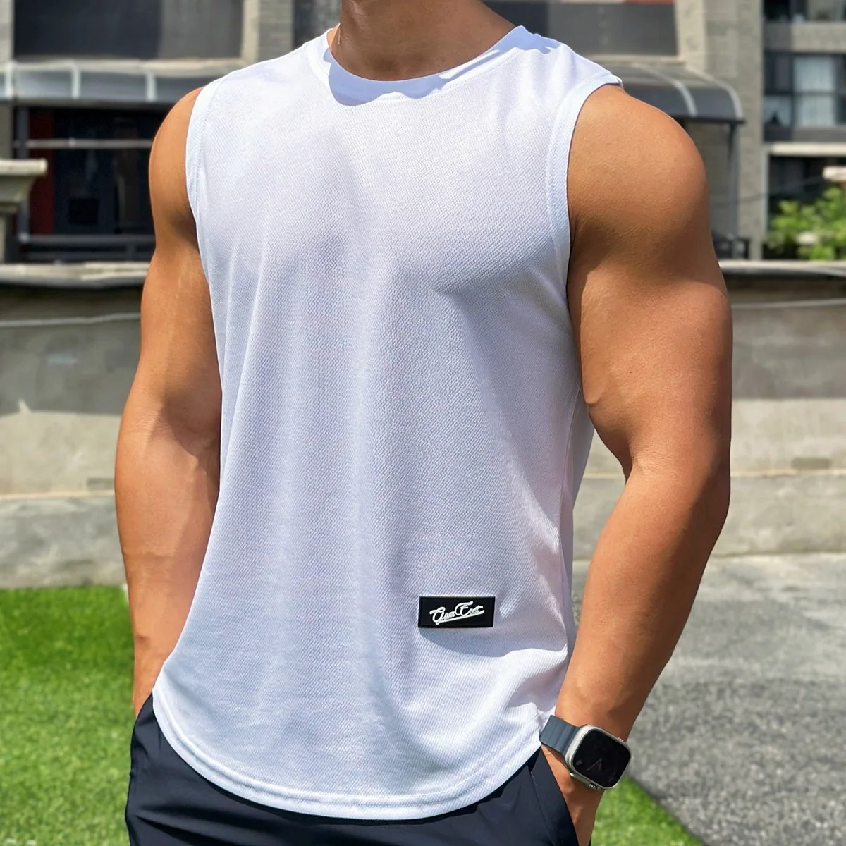 Tank Top Muscle - 2025 여름 새로운 트렌드 남자 탱크