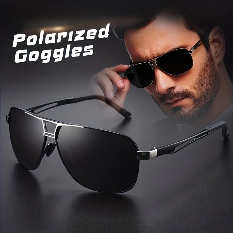 남성용 패션 그라디언트 선글라스 빅 프레임 파일럿 선글 - Sunglasses Aviator Polarized 리뷰 및 가격