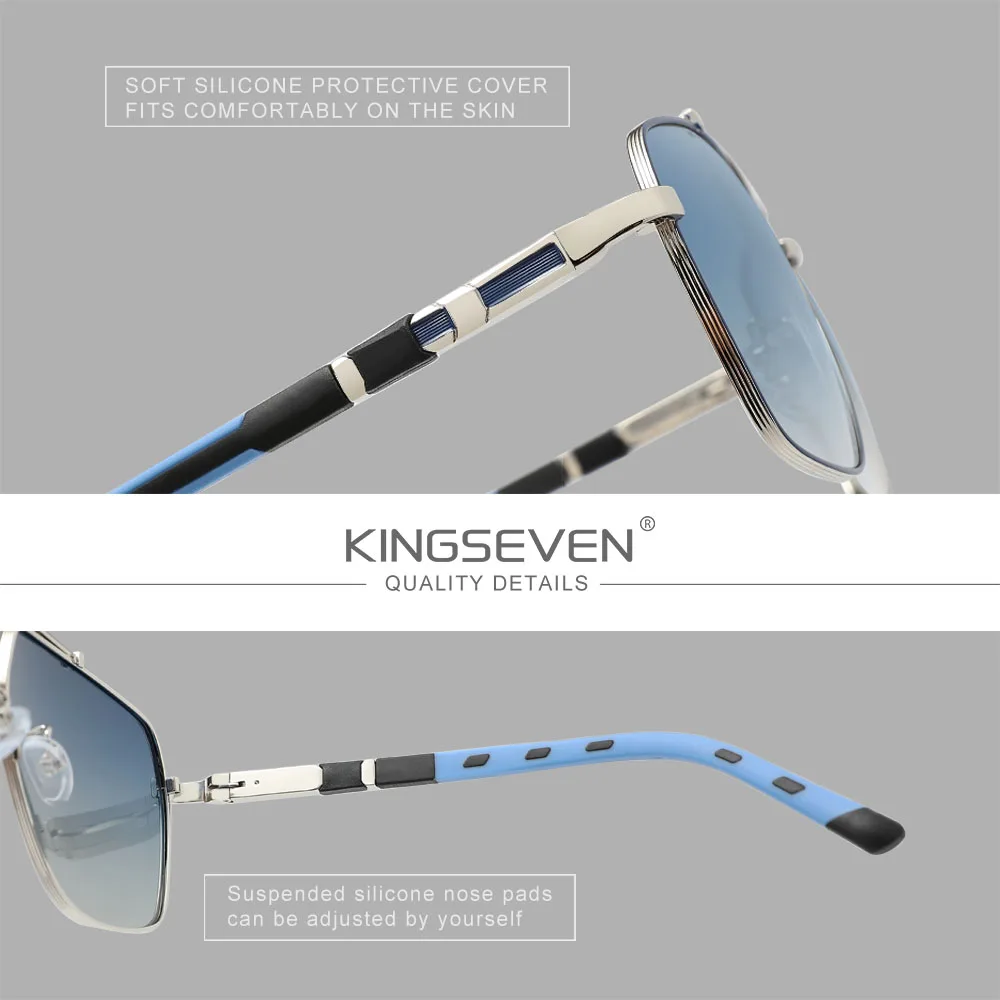 킹세븐 신형 럭셔리 선글라스 남성용 UV400 사각형  - Sunglasses Aviator Polarized 리뷰 및 가격