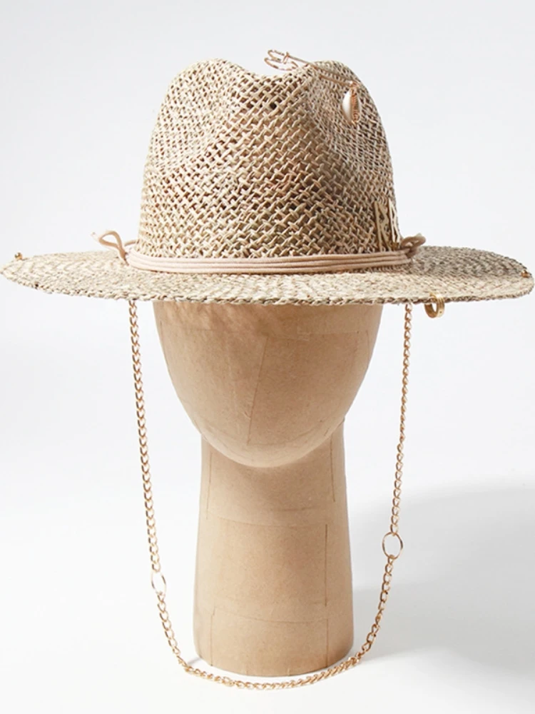 파나마 밀짚 태양 모자 와이드 브림 UPF50+ 접이식 - Bucket Hat Straw 리뷰 및 가격